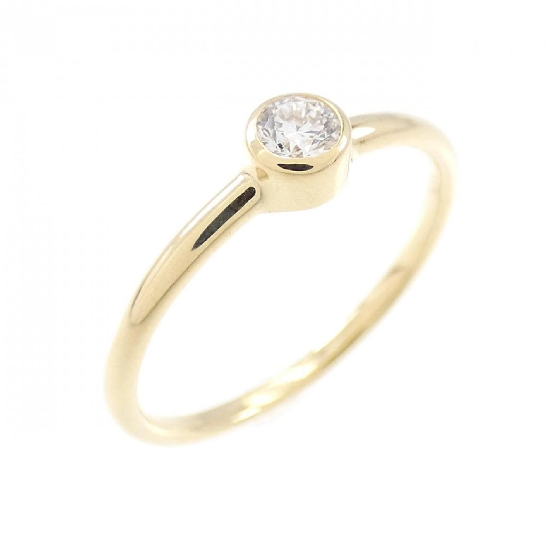 Nhẫn kim cương Solitaire K18YG 0.10CT - Hàng hiệu Chính hãng 856098