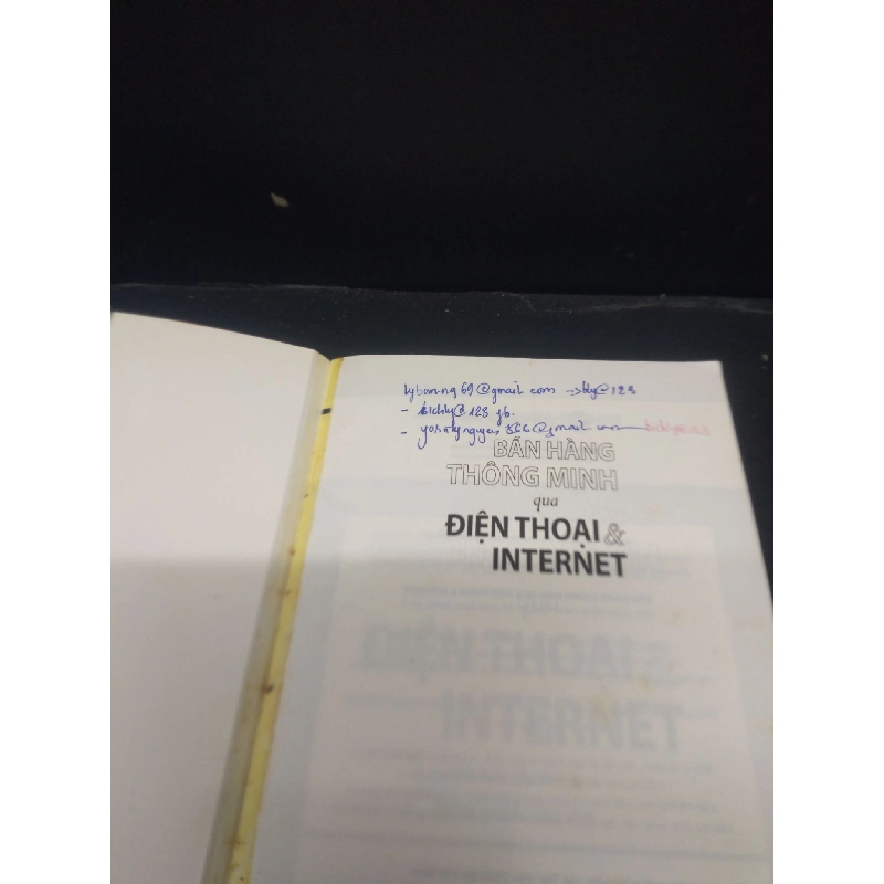 Bán hàng thông minh qua điện thoại và Internet Josiane Chriqui Fergon 2017 mới 80% ghi note trang đầu tróc gáy nhẹ bẩn bìa ố nhẹ HCM0805 kinh doanh 914260