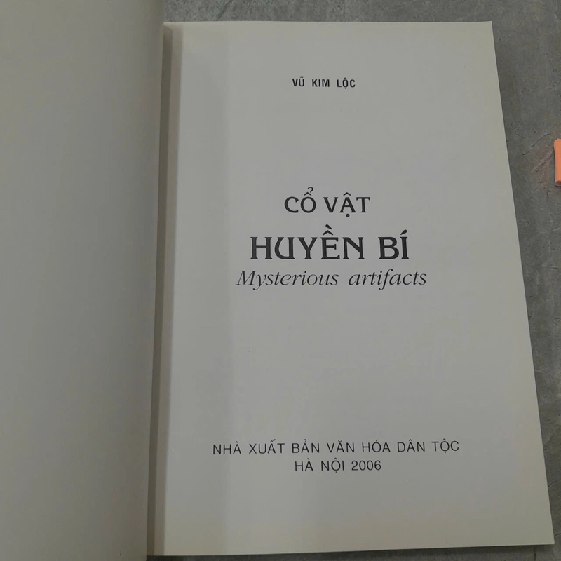 CỔ VẬT HUYỀN BÍ - VŨ KIM LỘC 532958
