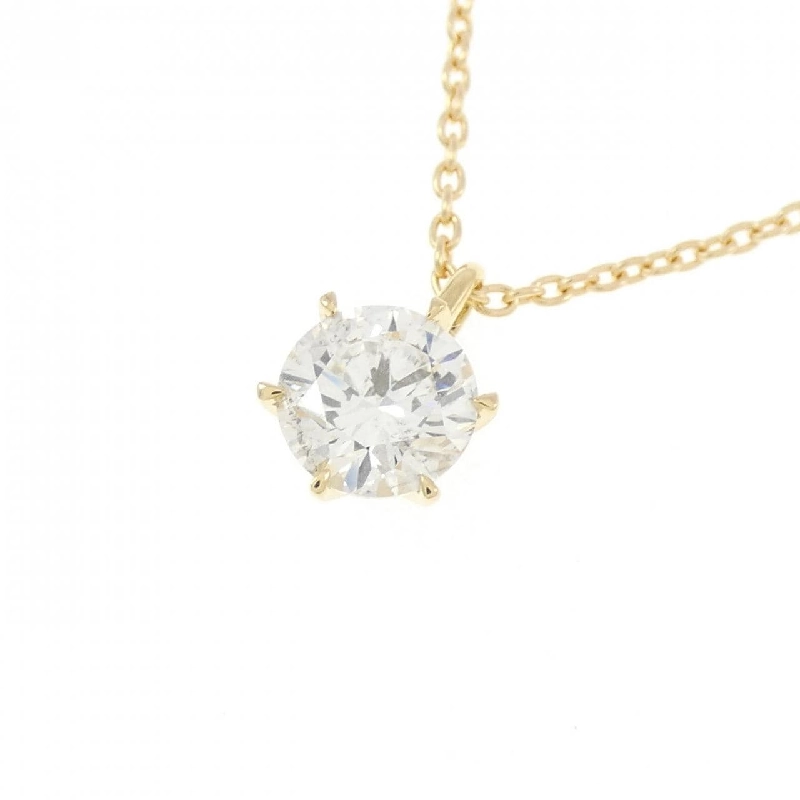 K18YG Dây chuyền kim cương 0.602CT H I1 Tốt - Hàng hiệu Chính hãng 880166