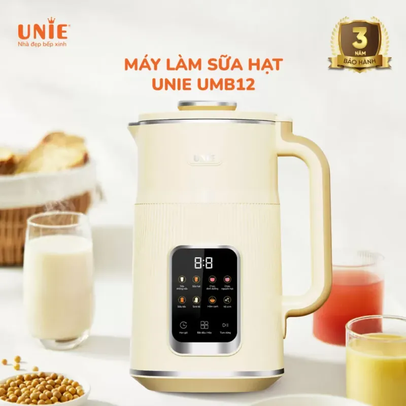 Máy làm sữa hạt UNIE UMB12 dung tích 1,2L 796626