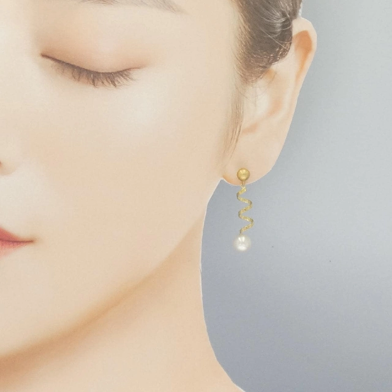 K18YG Bông tai ngọc trai Akoya 6.8mm - Hàng hiệu Chính hãng 874759