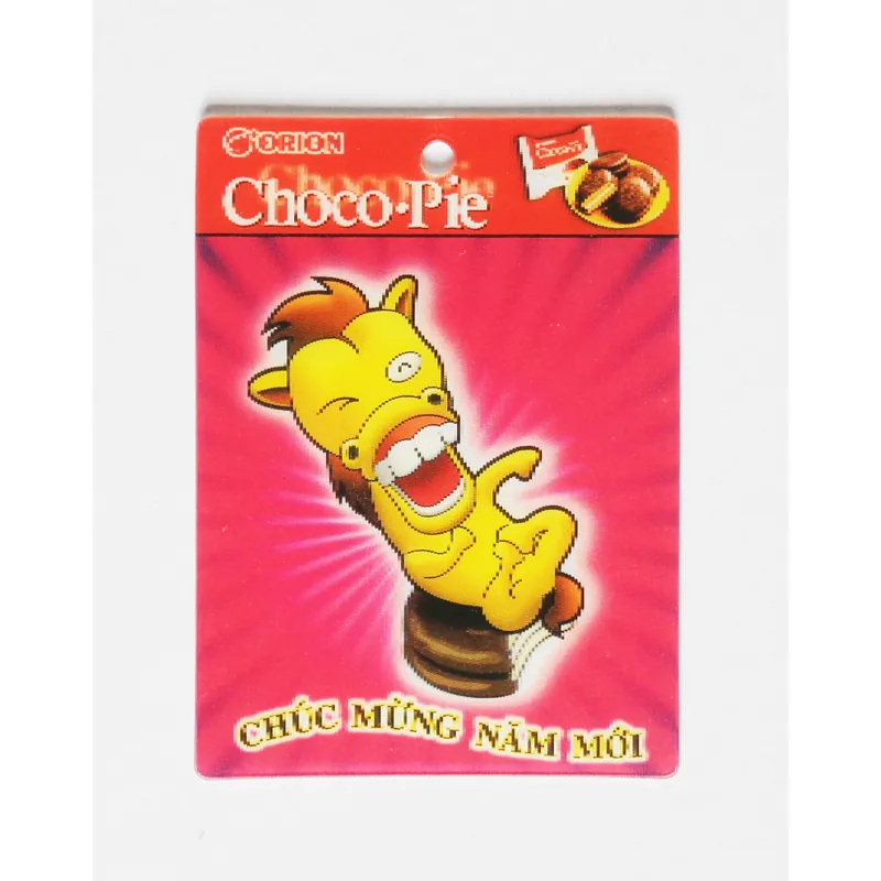 Thẻ 3D trong bánh Chocopie xưa 1062074