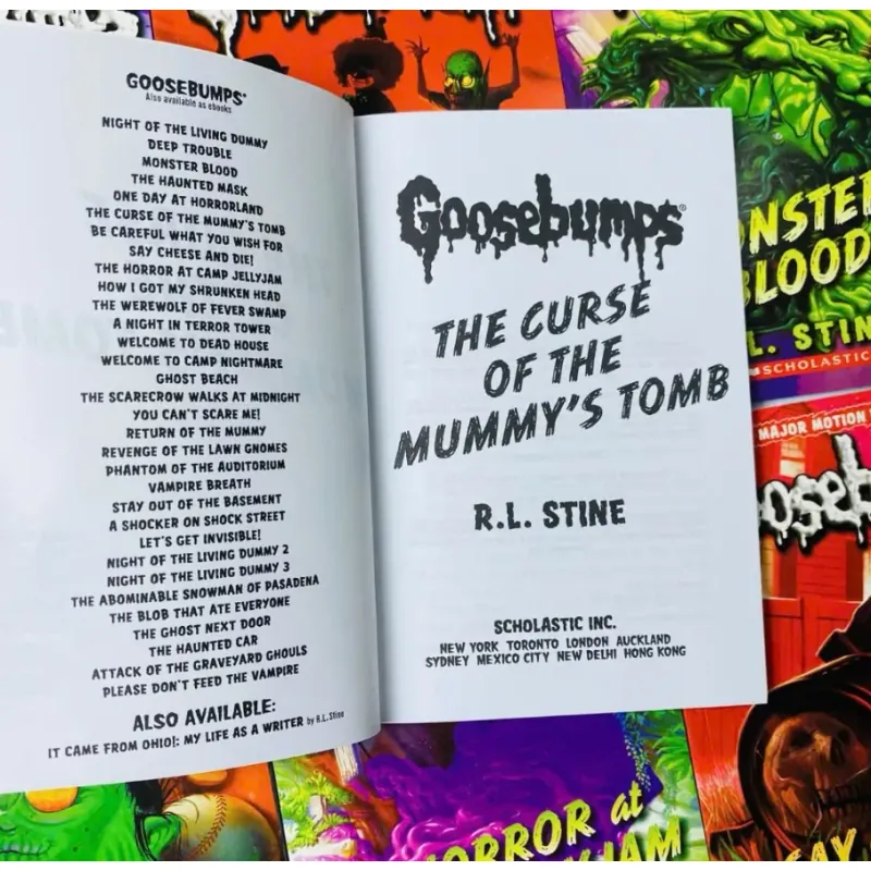 Bộ truyện - Goosebumps 10 quyển - Cơn sốt kinh dị tuổi thơ đã trở lại, sách nhập trung đẹp 936554