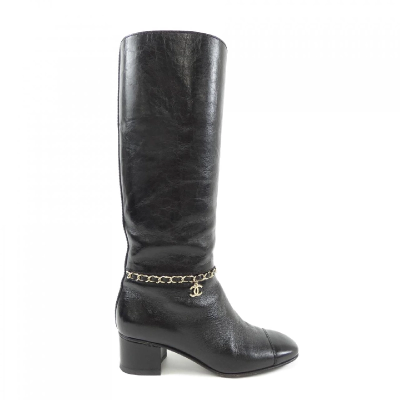 【Mã giảm giá】Giày bốt dài CHANEL 663807