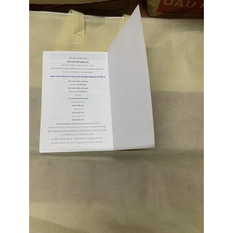 NGỮ PHÁP TIẾNG ĐỨC THEO CÁCH DỄ HIỂU TẬP 2- TRẦN KHẮC ĐẠT  738963