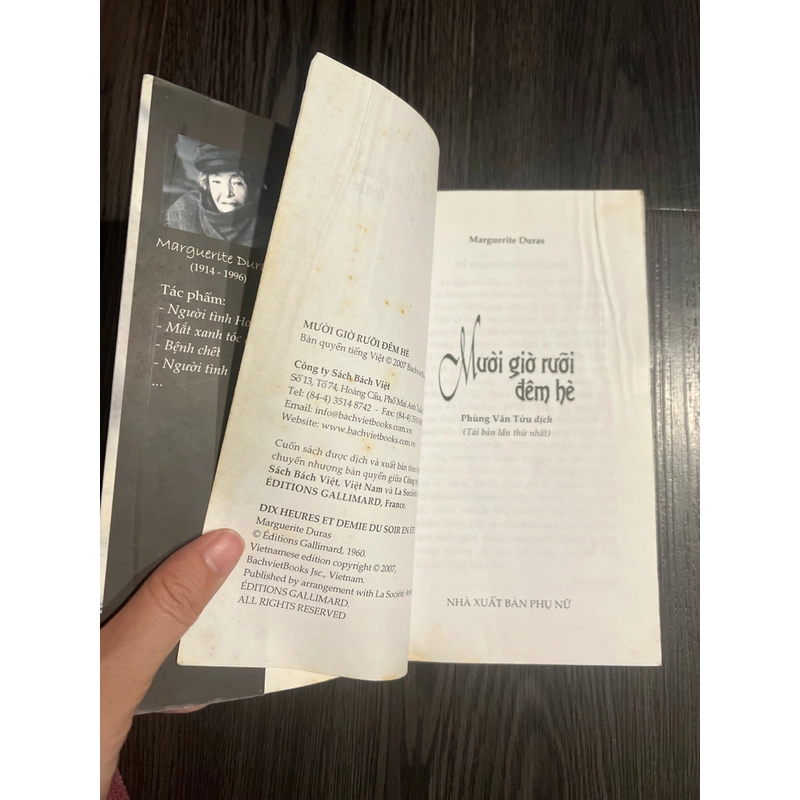 Mười Giờ Rưỡi Đêm Hè - M. Duras 222901