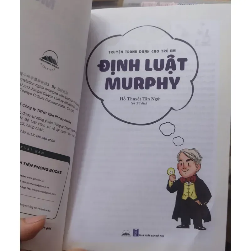 Sách - Định Luật Murphy ( Dành cho trẻ 6-12 tuổi ) - Like new 931537