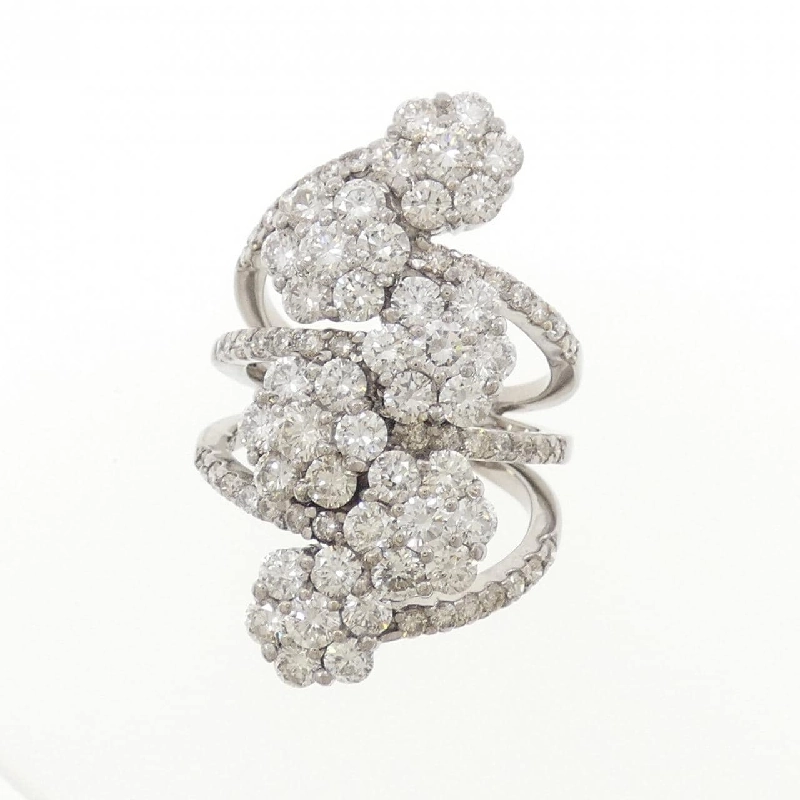 Nhẫn kim cương 750WG hoa 3.40CT - Hàng hiệu Authentic 849143