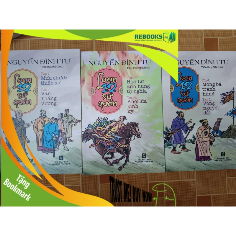 (TẶNG BOOKMARK) Loạn 12 sứ quân - 2920 - 1466 trang Sách văn học RBK3101 947083