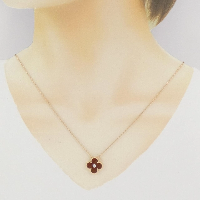 Vòng cổ Van Cleef & Arpels Vintage Alhambra - Hàng hiệu Authentic 842187