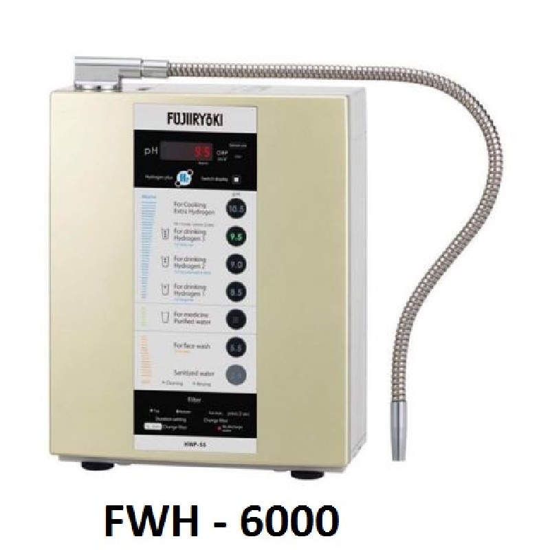 ( Used 95% ) Fujiiryoki Trevi FWH-6000 có 5 điện cực máy lọc nước tạo kiềm made in Japan 56692