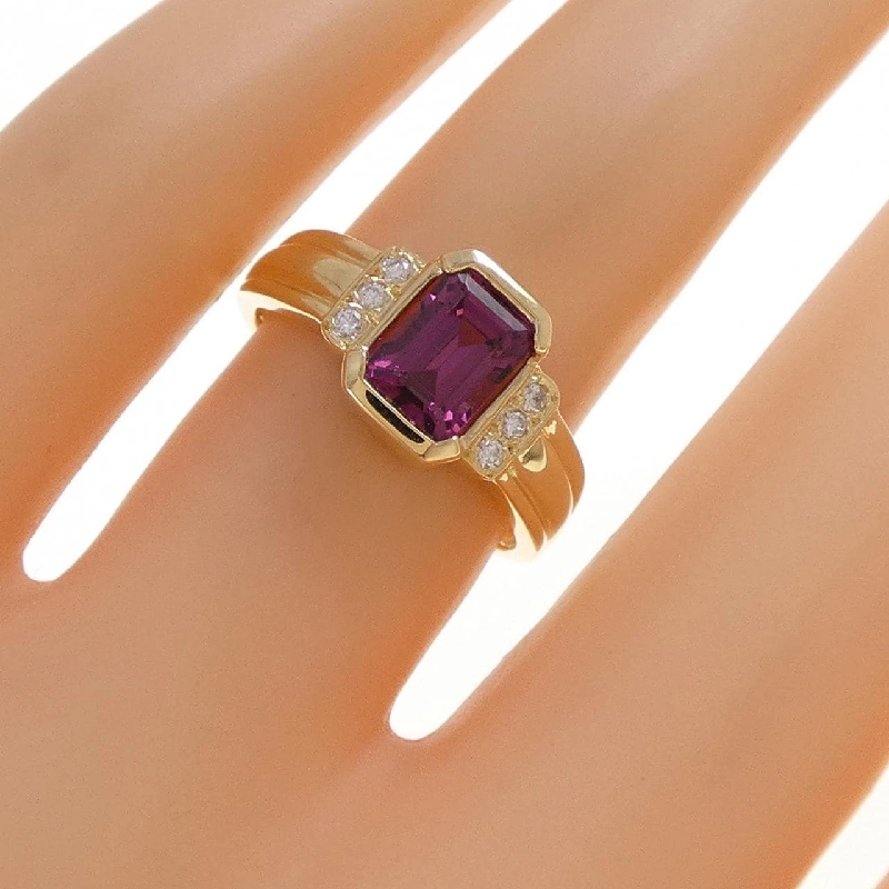 Nhẫn Garnet K18YG 1.31CT - Hàng hiệu Chính hãng 851827