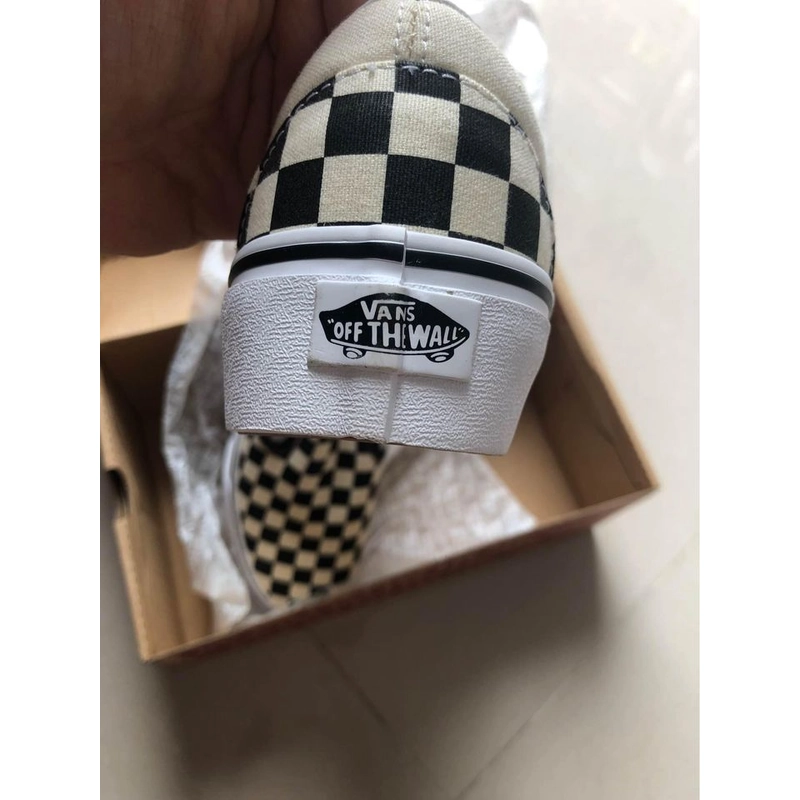 Classic Slip-On Checkerboard Stackform Shoe 201863