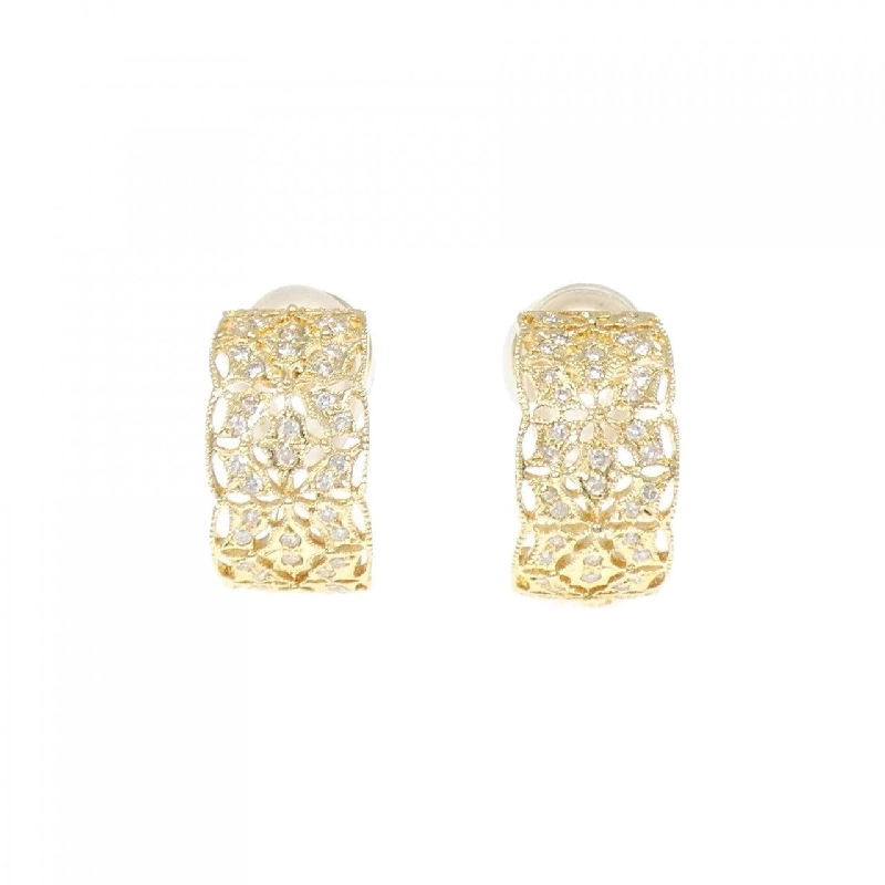 K18YG Bông tai/Khuyên tai kim cương 0.51CT - Hàng hiệu Chính hãng 871793