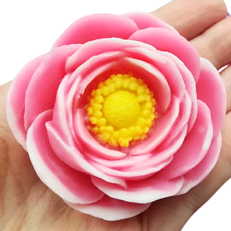 Bộ 3 khuôn làm bánh, rau câu silicon hoa hồng trà, cúc đơn, lá - Mã số 1191 338640