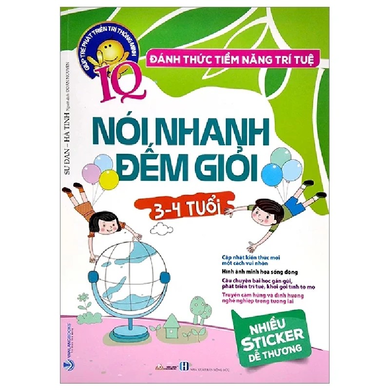 Đánh Thức Tiềm Năng Trí Tuệ - Nói Nhanh Đếm Giỏi (3-4 Tuổi) - Sư Đan, Hà Tinh 184265