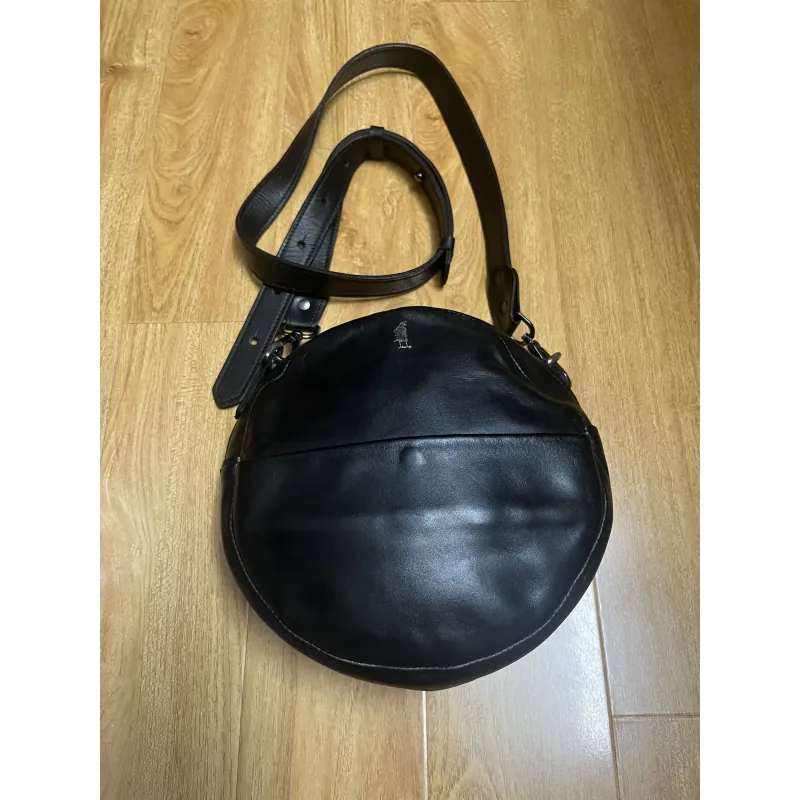 Túi nữ phom tròn 19x6 da thật 2hand 996732