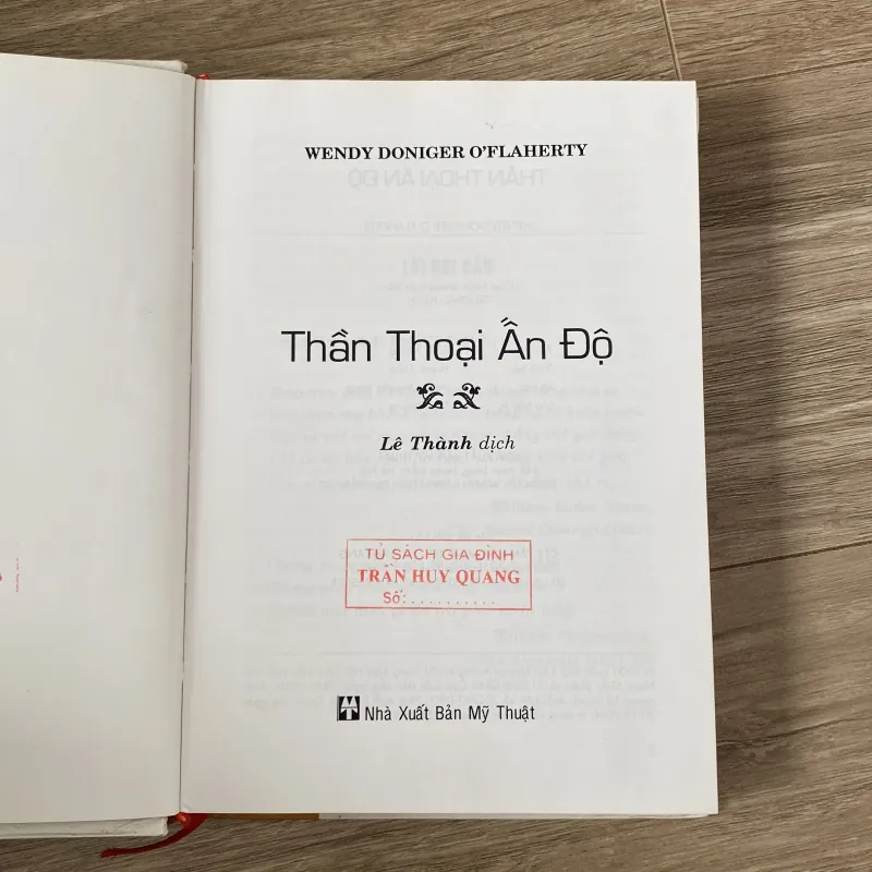THẦN THOẠI ẤN ĐỘ, Bản bìa cứng (XB 2005) 1009772