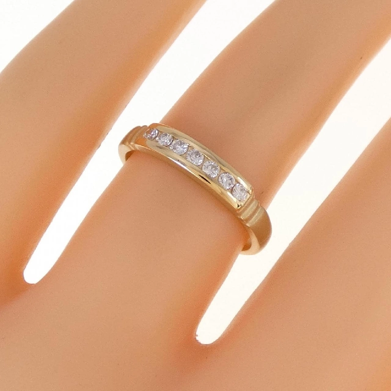 Nhẫn kim cương K18YG 0.14CT 673467