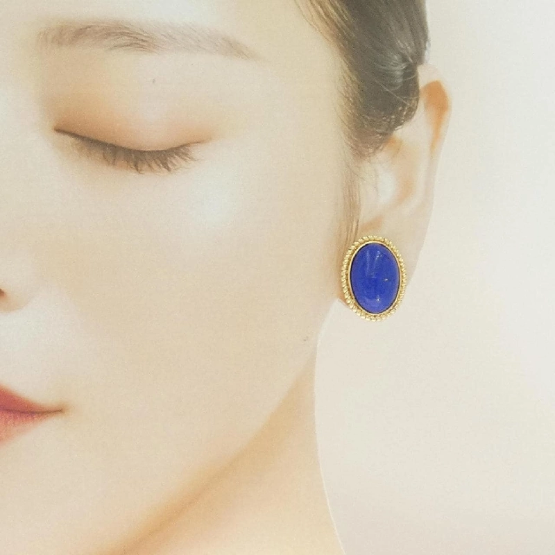 K18YG Lapis Lazuli Bông tai - Hàng hiệu Chính hãng 868937