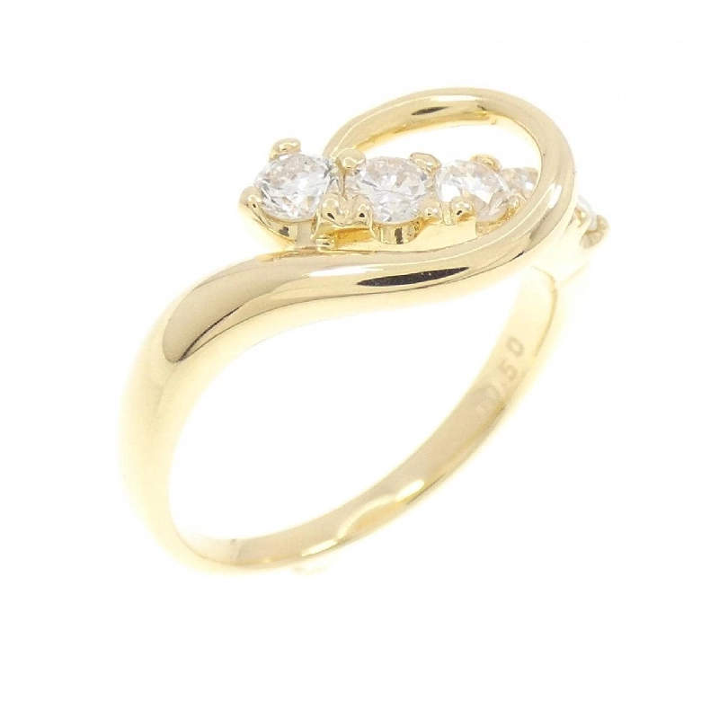 Nhẫn kim cương K18YG 0.50CT 673452