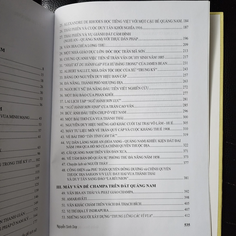 Quảng Nam những vấn đề lịch sử | Nguyễn Sinh Duy | bìa cứng  444093