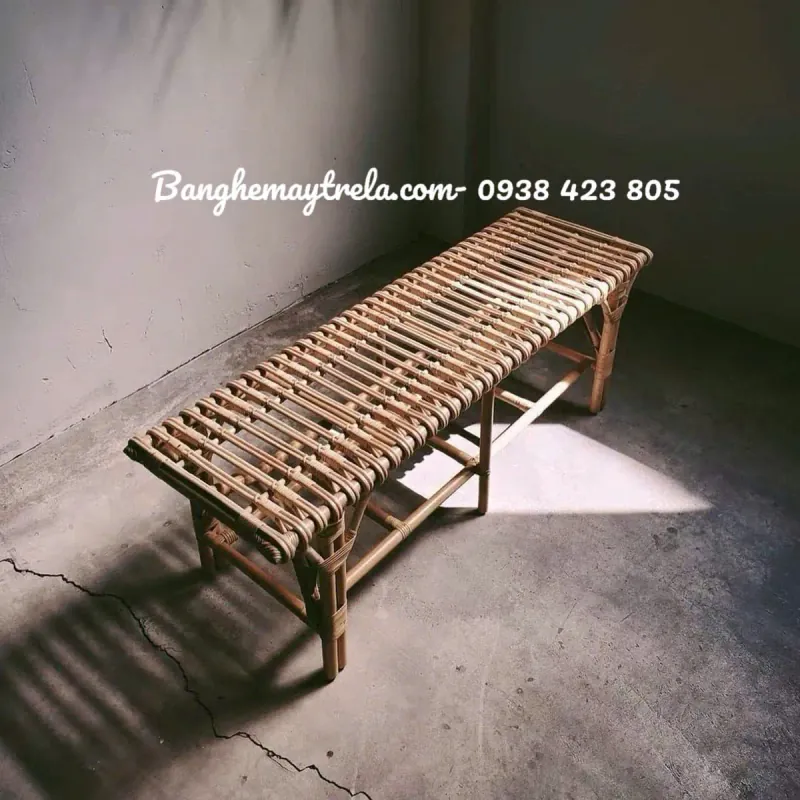 Ghế mây tự nhiên không tựa nhỏ gọn 675439