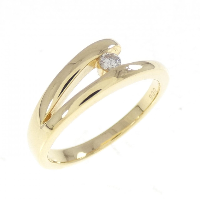 Nhẫn kim cương K18YG 0.06CT - Hàng hiệu Chính hãng 852910