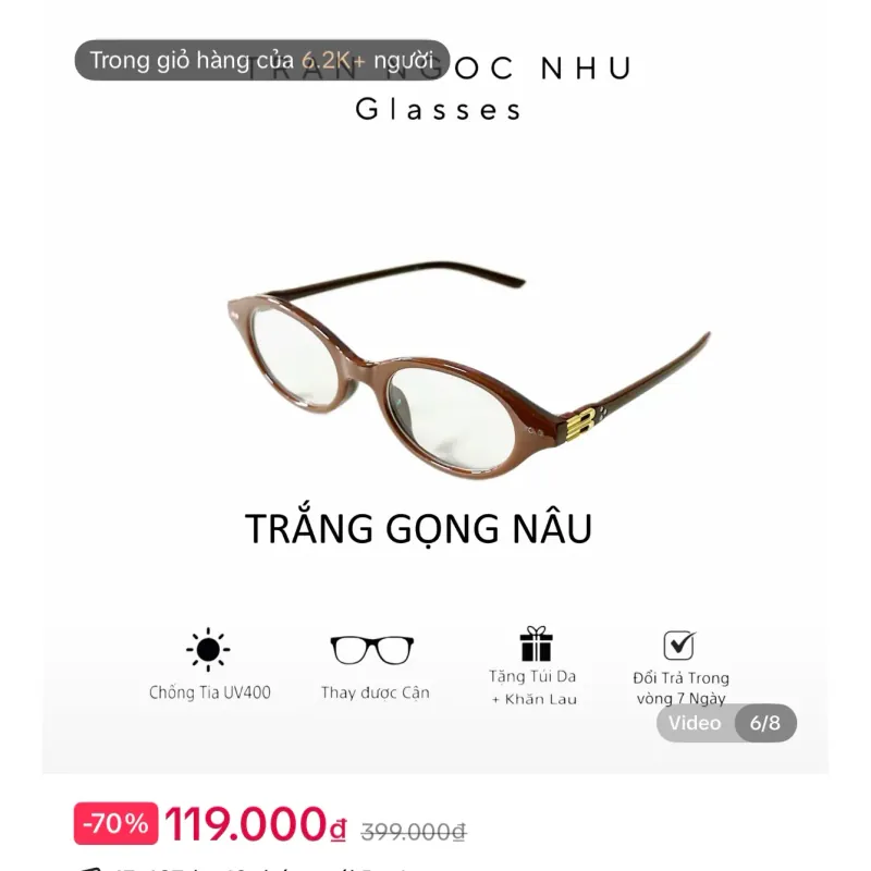 Pass New - Mắt kính nữ thời trang 997126