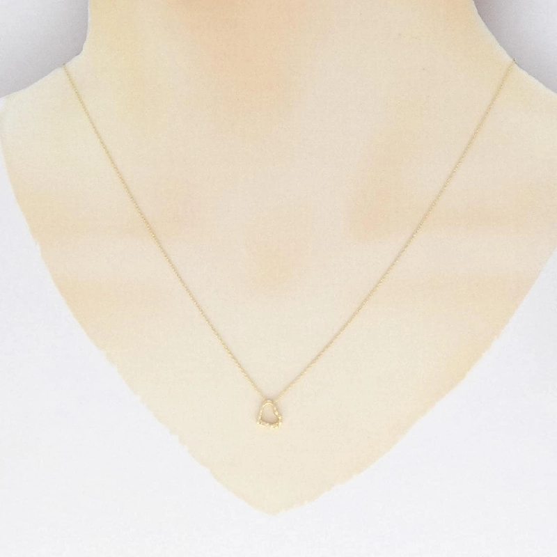 K18YG Mặt Dây Chuyền Hình Trái Tim Đính Kim Cương - Hàng hiệu Chính Hãng 863097