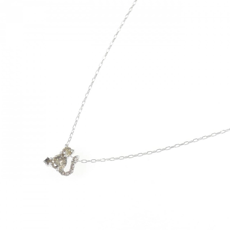 K18WG Dây chuyền kim cương mèo 0.50CT - Hàng hiệu Authentic 861382