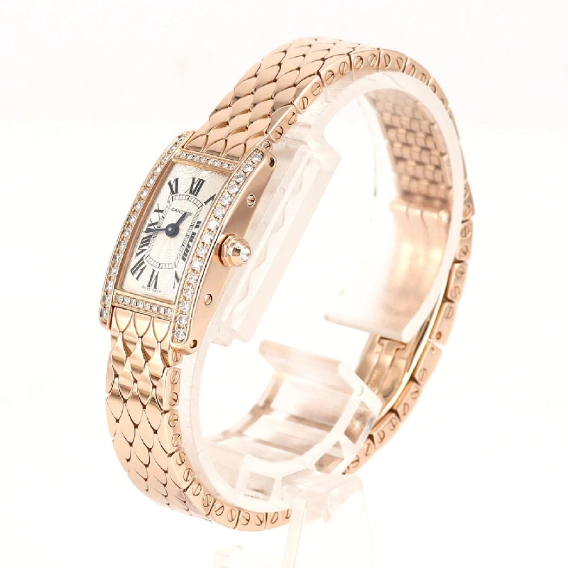 Cartier Mini Tank American PG/D WB710012 PG･RG Quartz - Hàng hiệu Authentic 876510