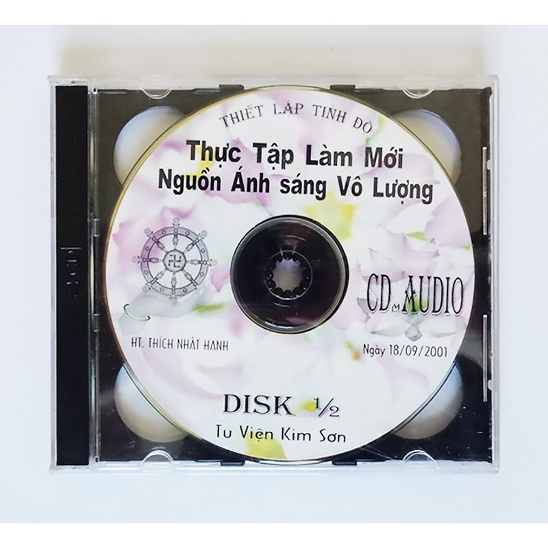 Bộ 02 Audio CD Thực tập làm mới nguồn Ánh sáng Vô lượng 71812