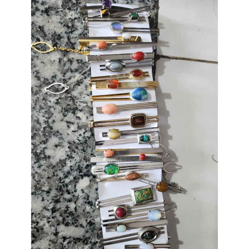 Kẹp cavat ngọc trai, đá 797416