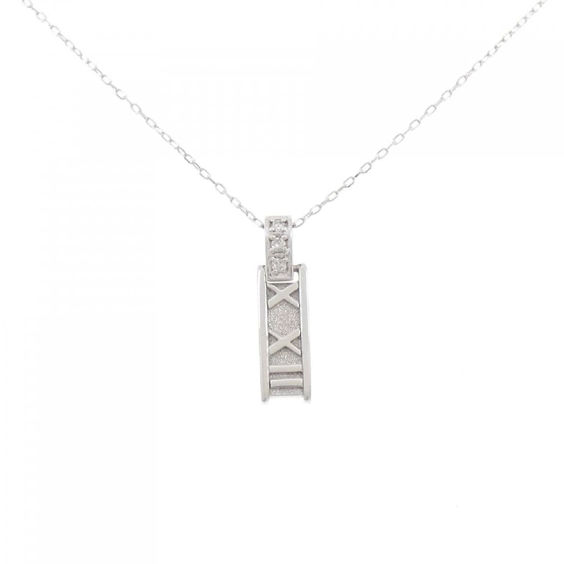 K18WG Dây chuyền kim cương 0.06CT - Hàng hiệu Chính hãng 860239