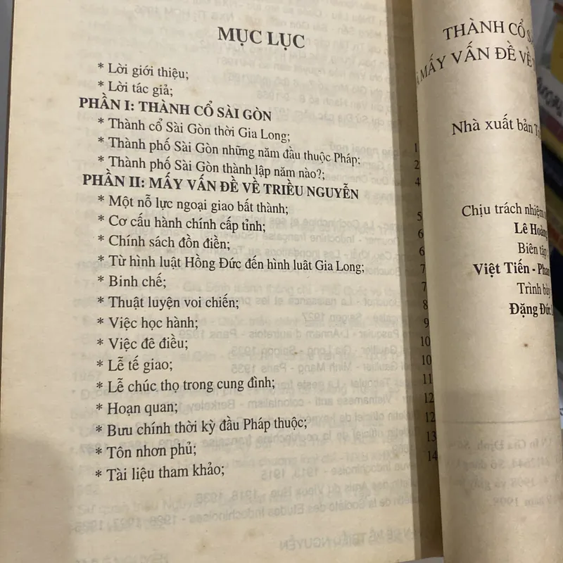 THÀNH CỔ SÀI GÒN & MẤY VẤN ĐỀ VỀ TRIỀU NGUYỄN, LÊ NGUYỄN (XB 1998) 561802