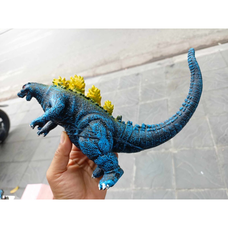 Đồ chơi mô hình con Godzilla cao 15cm chất liệu cao su mềm chọn màu ngẫu nhiên hàng mới 137601