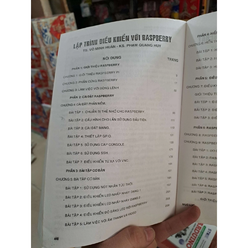 Lập Trình Điều Khiển Với Raspberry - Võ Minh Huân, Phạm Quang Huy - 2017 mới 80% ố có viết - GIÁO TRÌNH, CHUYÊN MÔN - HCM3012 749751