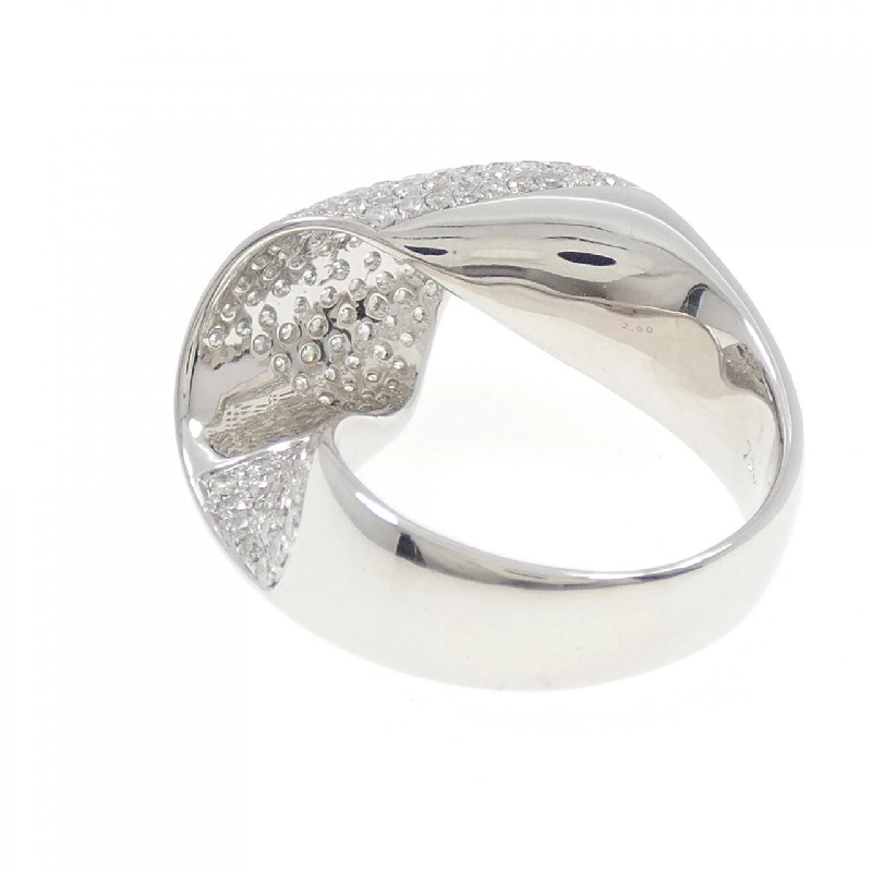 Nhẫn kim cương Pavé 750WG 2.00CT - Hàng hiệu Authentic 859308