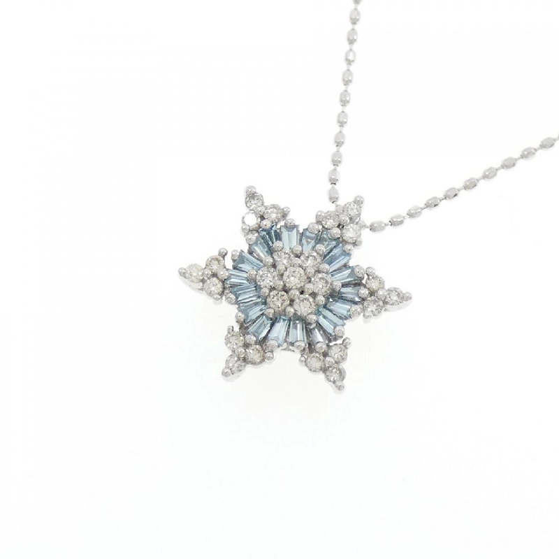 K18WG Dây chuyền kim cương - Hàng hiệu Authentic 861657