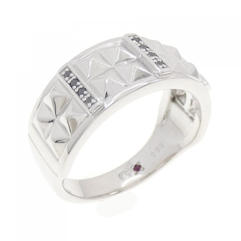 Nhẫn kim cương K18WG 0.06CT 666319