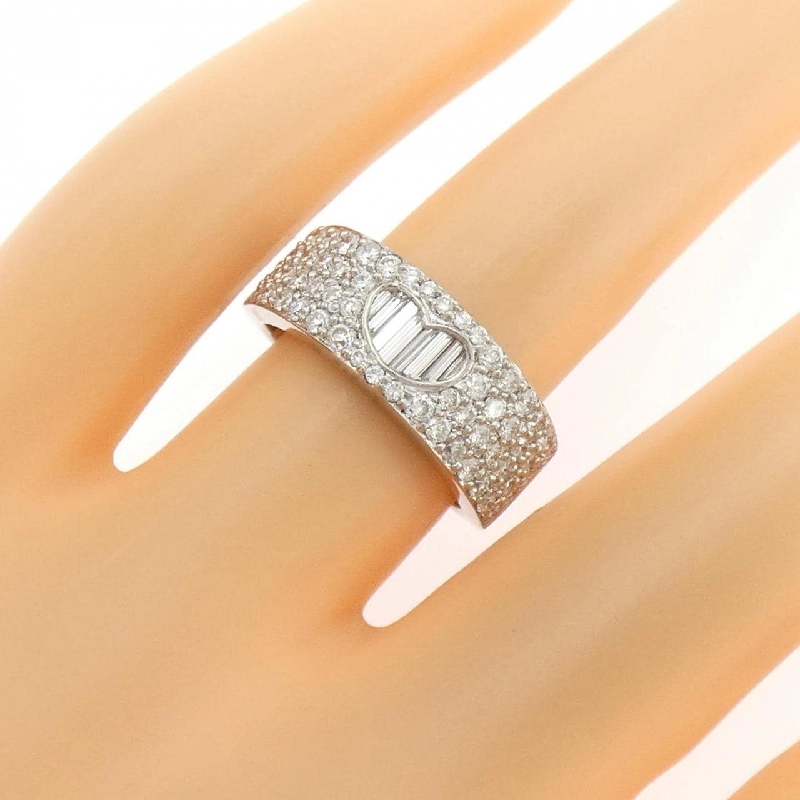 Nhẫn kim cương hình trái tim K18WG 1.03CT - Hàng hiệu Chính hãng 851813