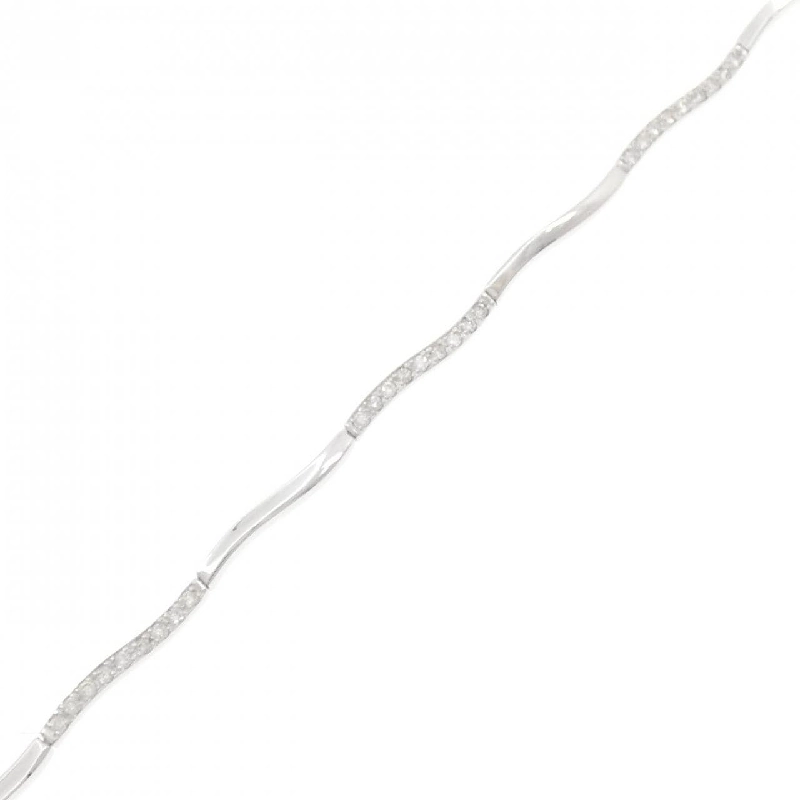 K18WG Vòng tay kim cương 0.20CT - Hàng hiệu Chính hãng 870455