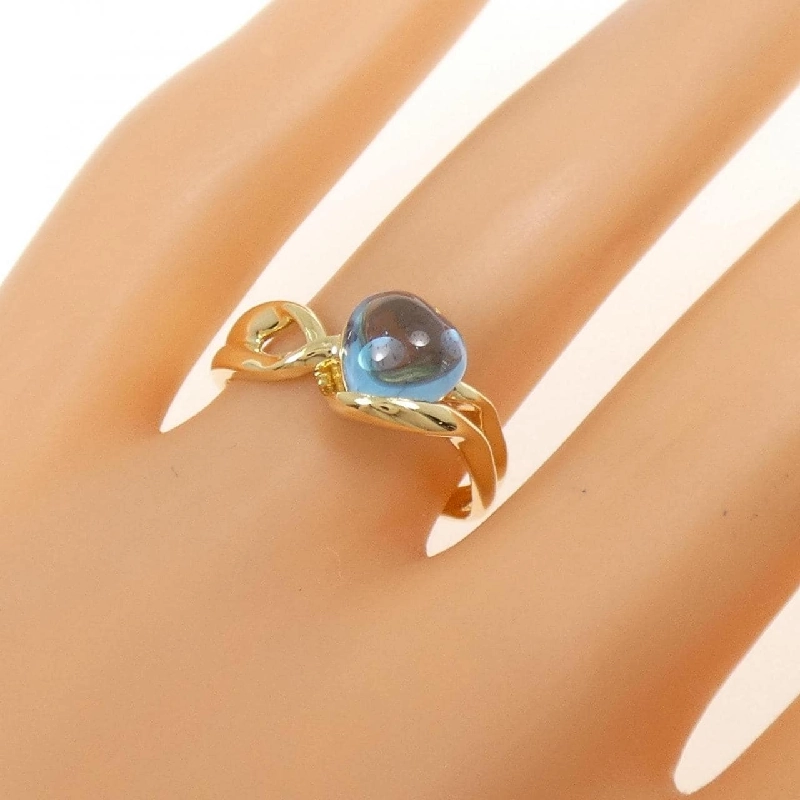Nhẫn Blue Topaz K18YG - Hàng hiệu Chính hãng 854182