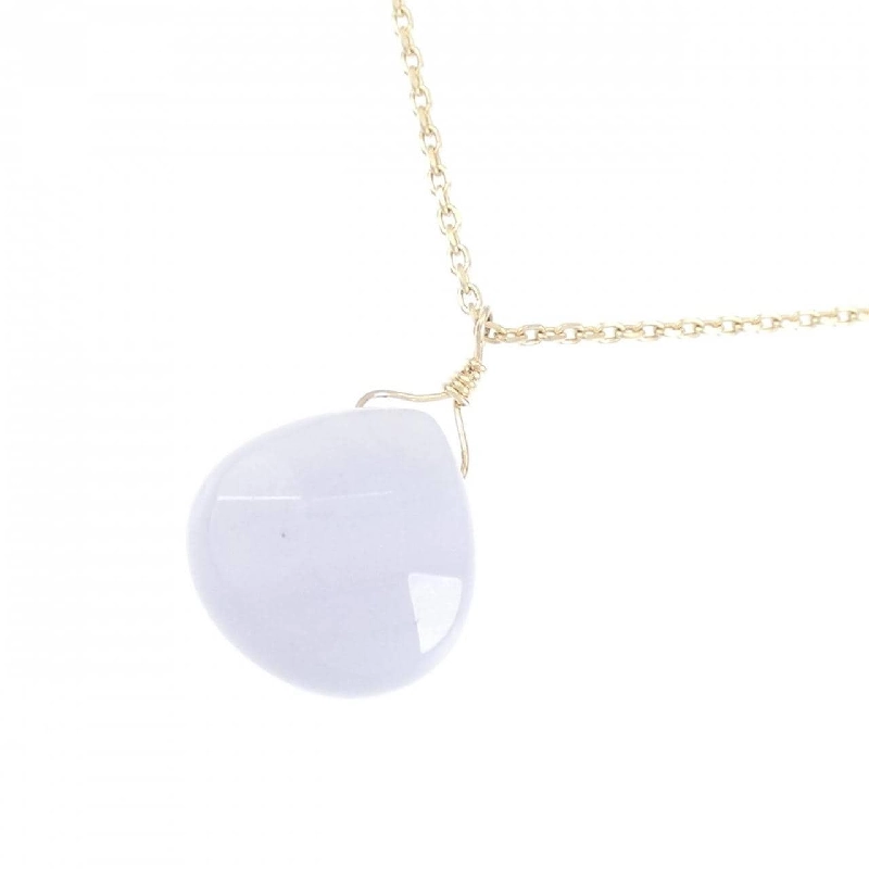 K10YG/K10WG Mặt dây chuyền Chalcedony - Hàng hiệu Chính hãng 848399