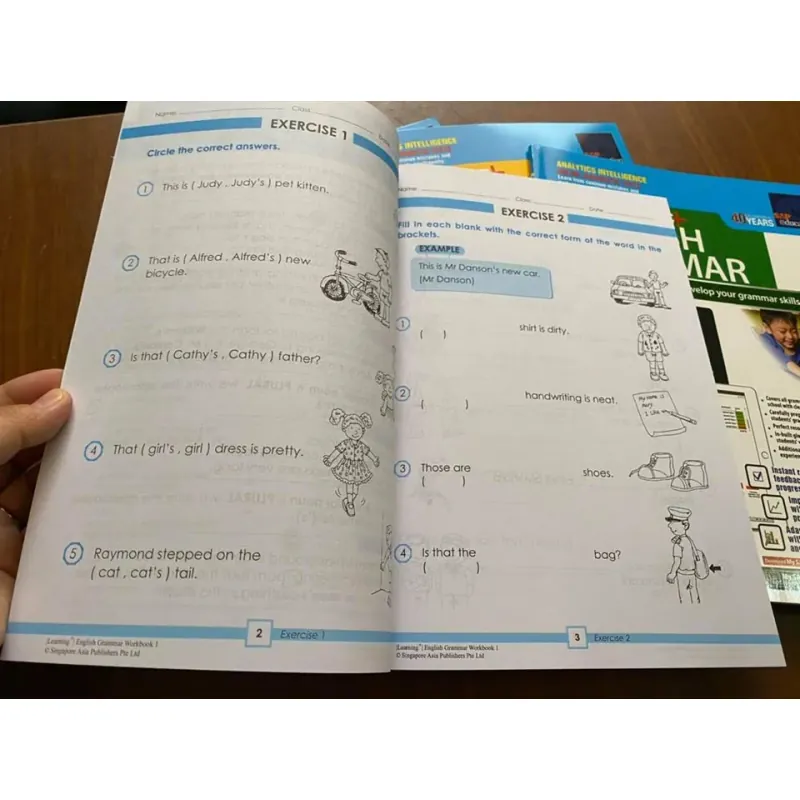 Learning English grammar (Sách nhập) - 6 quyển 759589