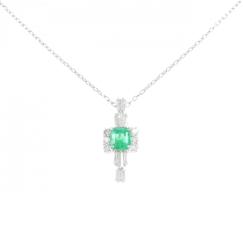 Dây chuyền ngọc lục bảo PT900/PT850 0.55CT - Hàng hiệu Chính hãng 856108