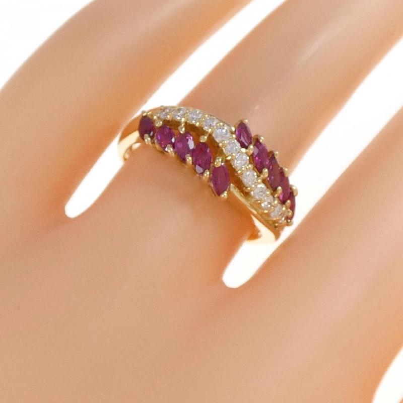 Nhẫn ruby 750YG 0.80CT 667949