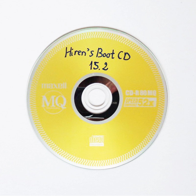 Đĩa CD Hiren's BootCD 15.2 (Đĩa CD cứu hộ) 323324